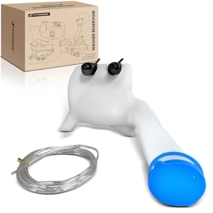 Windshield Washer Reservoir Tank Assembly Compatible with Honda Civic 2002 2003 2004 2005 - with Cap and Washer Pump
Windshield Washer Reservoir Tank Assembly Compatible with Honda Civic 2002 2003 2004 2005 - with Cap and Washer Pump