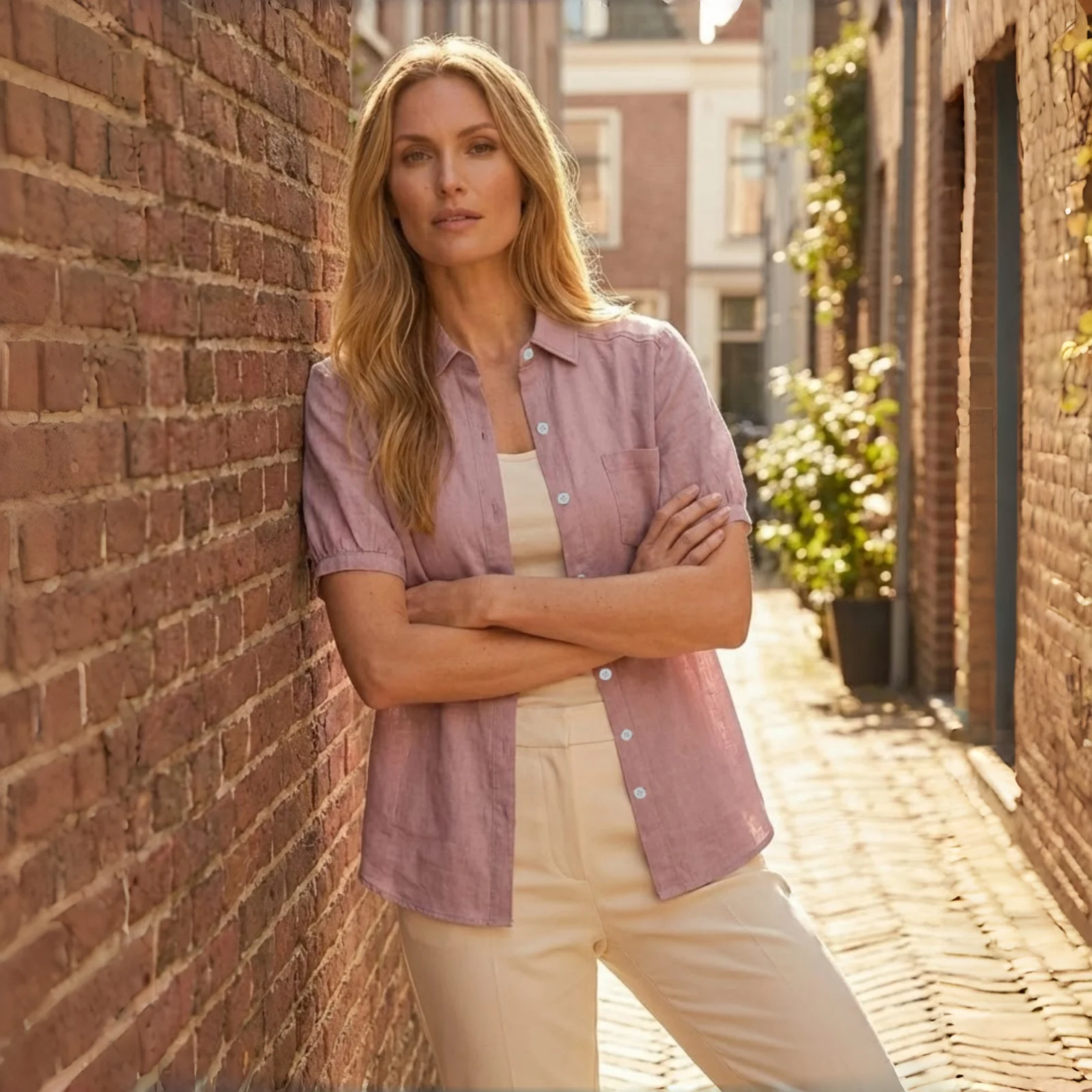 Женская рубашка на пуговицах для весны и лета, минималистичная, из легкой и дышащей ткани, модная блузка
Женская рубашка на пуговицах для весны и лета, минималистичная, из легкой и дышащей ткани, модная блузка