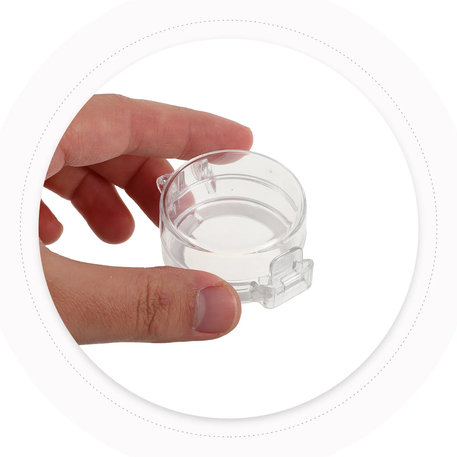 3Pcs Babyproof Door Lock Protector Clear Transparent Push Button Cover Safety Guard Childproof Lock Cover for Interior Bedroom
3Pcs Babyproof Door Lock Protector Clear Transparent Push Button Cover Safety Guard Childproof Lock Cover for Interior Bedroom