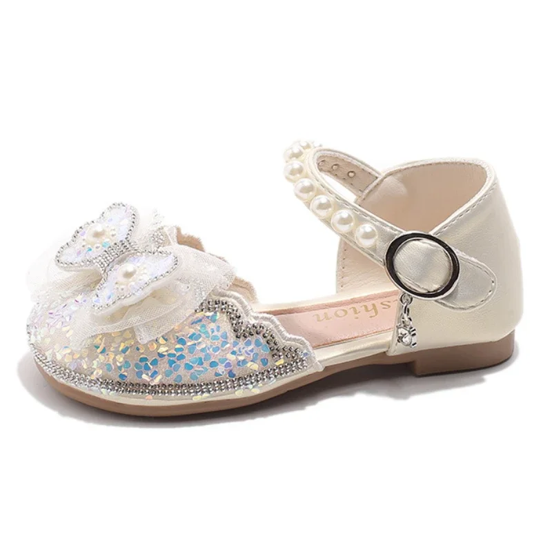 Girls' Sandals Spring 2025 New Children's Closed-toe Bow Flat Shoes Fashion Rhinestone Baby Kid's Princess Shoes
Girls' Sandals Spring 2025 New Children's Closed-toe Bow Flat Shoes Fashion Rhinestone Baby Kid's Princess Shoes