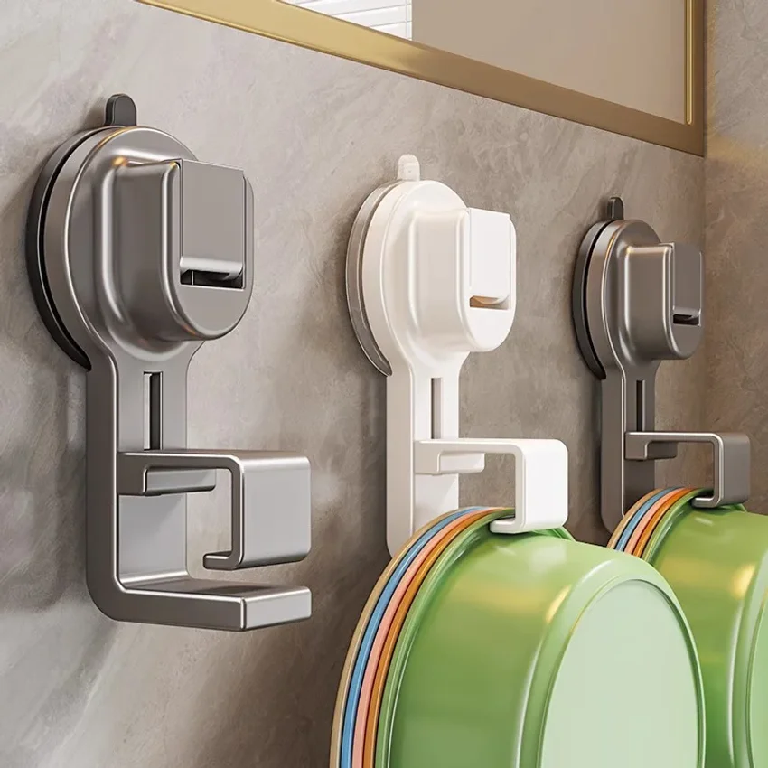 1/3PCS Suction Cup Hook Wall Mounted Washbasin Storage Rack Multifunctional Hooks for Hanging Clothes Towel Basin Home Organizer
1/3PCS Suction Cup Hook Wall Mounted Washbasin Storage Rack Multifunctional Hooks for Hanging Clothes Towel Basin Home Organizer