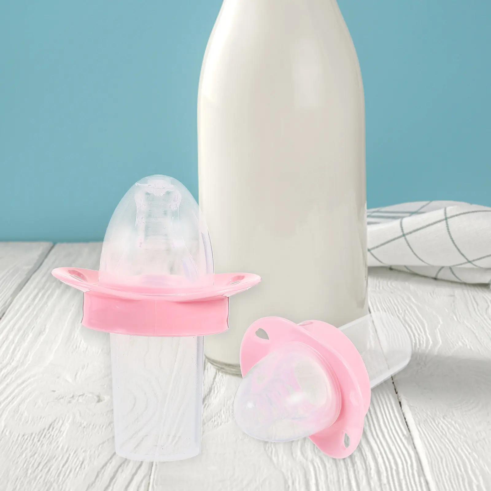 2 Pcs Baby Medicine Dispenser 10ml Pink Measuring Cup Silicone Pacifier Feeder Tool for Newborn Liquid Juices Water
2 Pcs Baby Medicine Dispenser 10ml Pink Measuring Cup Silicone Pacifier Feeder Tool for Newborn Liquid Juices Water