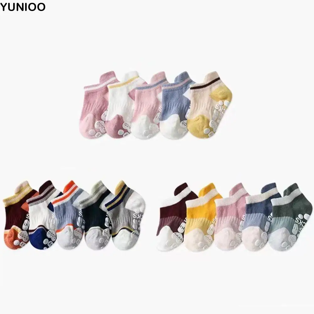 5Pairs Ins Style Cotton Baby Floor Socks Letter Non-slip Kids Ankle Sock Breathable Hosiery Toddle Walking Socks Streetwear
5Pairs Ins Style Cotton Baby Floor Socks Letter Non-slip Kids Ankle Sock Breathable Hosiery Toddle Walking Socks Streetwear