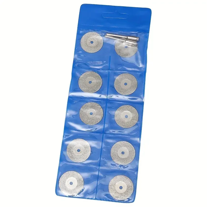 10Pcs Mini Diamond Cut Off Wheel – With Hole Rotary Tool Cutting Disc, DIY Accessories for Dremel, Includes 2Pcs Rod
10Pcs Mini Diamond Cut Off Wheel – With Hole Rotary Tool Cutting Disc, DIY Accessories for Dremel, Includes 2Pcs Rod