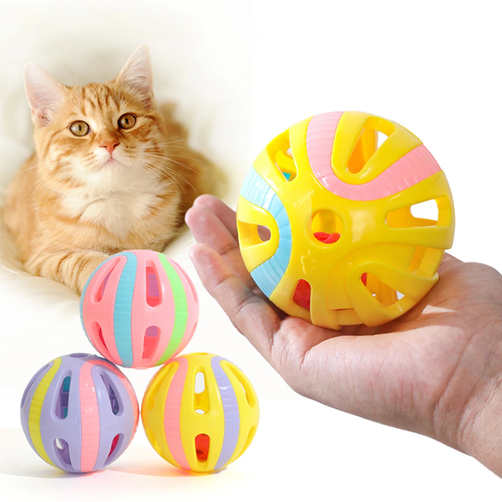 1PCS Cat Toy With Bell Cat Pounce Jinggle Ball Hollow Cat Jingle Balls Interactive Cat Toys Kitten Chasing Toys For Kitten Cats
1PCS Cat Toy With Bell Cat Pounce Jinggle Ball Hollow Cat Jingle Balls Interactive Cat Toys Kitten Chasing Toys For Kitten Cats