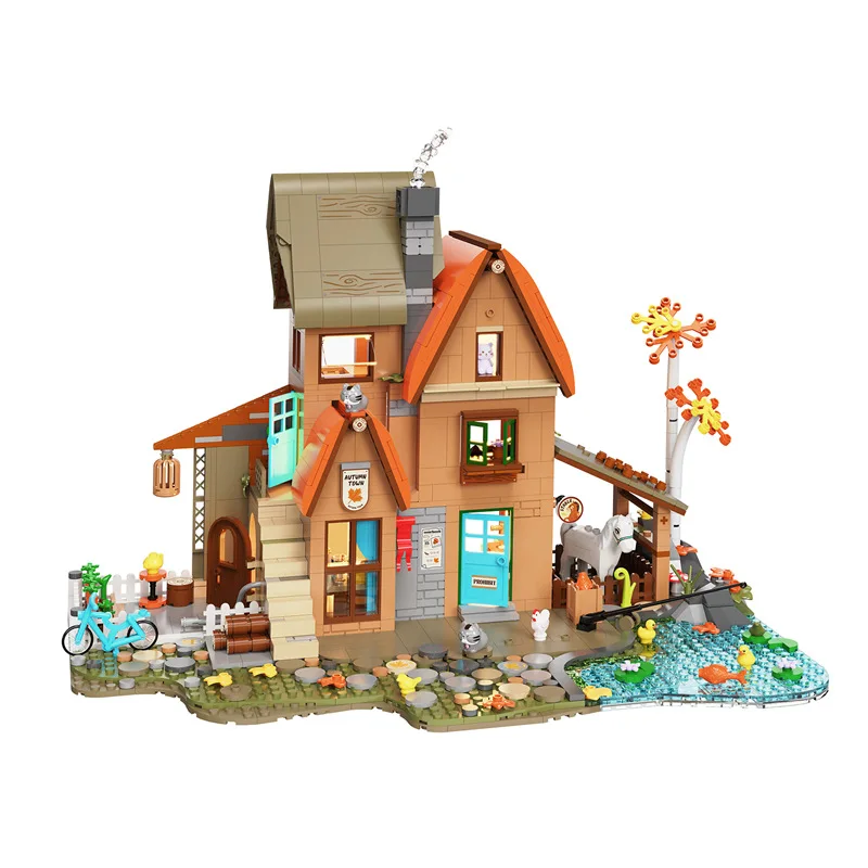 Creative Countryside Street View House Mini Block Streetscape Construction Autumn Town Building Brick Toy For Gift
Creative Countryside Street View House Mini Block Streetscape Construction Autumn Town Building Brick Toy For Gift