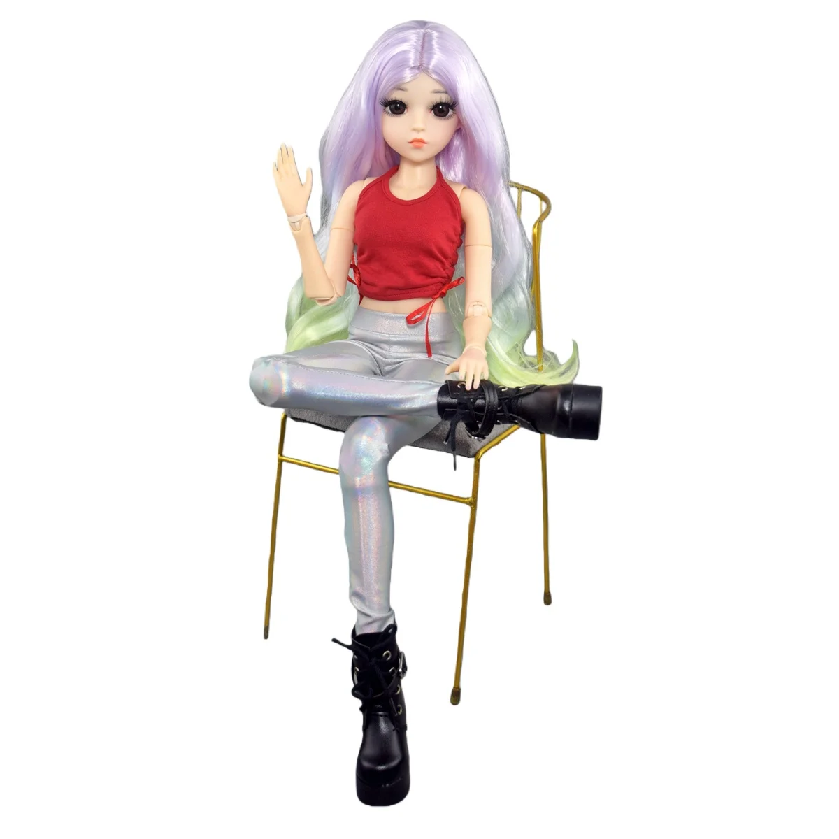 YUTOTUE 60cm Height Female Doll with Vest Pants Shoes Curly Wigs Lifelike BJD Doll Toy
YUTOTUE 60cm Height Female Doll with Vest Pants Shoes Curly Wigs Lifelike BJD Doll Toy