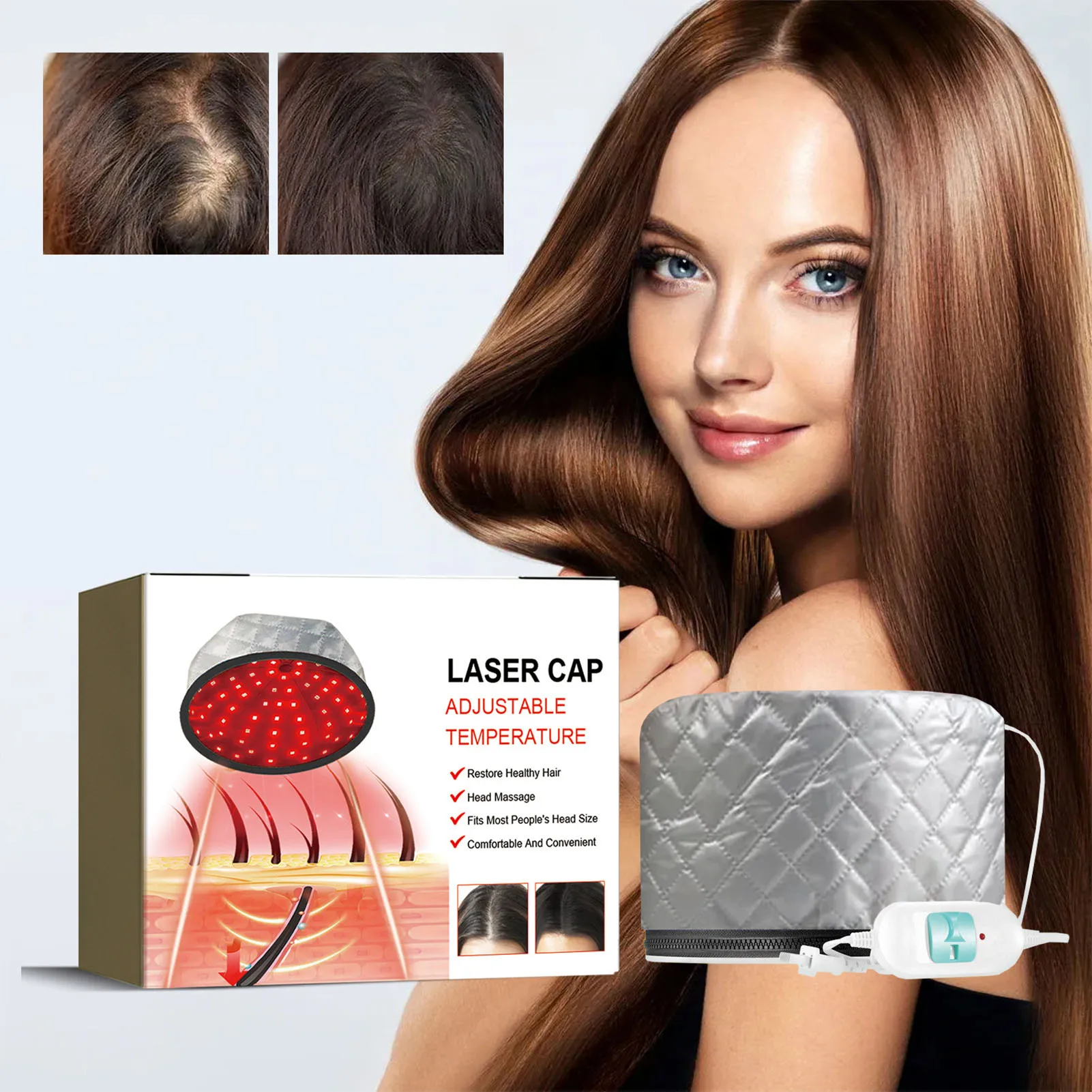 Electric Hair Thermal Treatment Hat Reusable Thermal Treatment Hair Cap Heating Hair Steamer for Household Hair Mask Hat Oil Cap
Electric Hair Thermal Treatment Hat Reusable Thermal Treatment Hair Cap Heating Hair Steamer for Household Hair Mask Hat Oil Cap