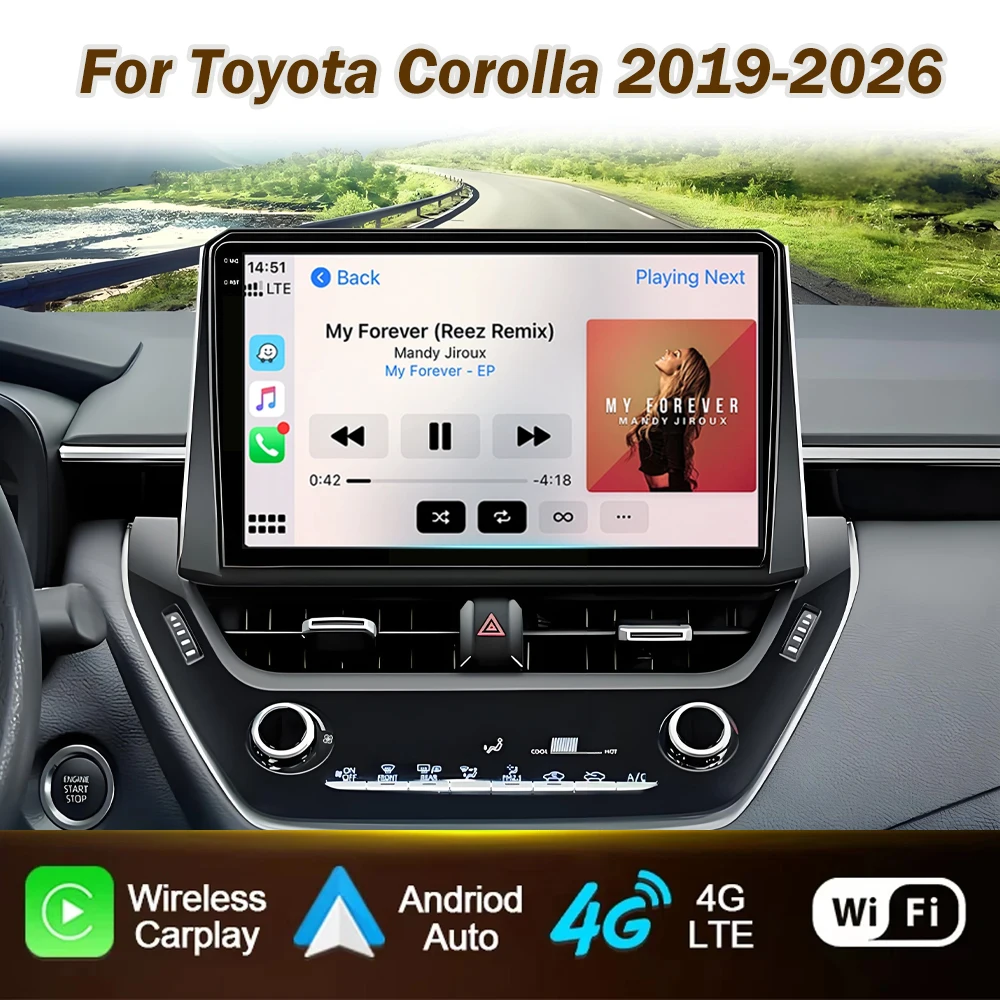Car Multimedia Android For Toyota Corolla 2019-2026 Wireless Carplay QLED Screen Auto 4G Car Radio DSP Stereo IPS Screen 2 Din
Car Multimedia Android For Toyota Corolla 2019-2026 Wireless Carplay QLED Screen Auto 4G Car Radio DSP Stereo IPS Screen 2 Din