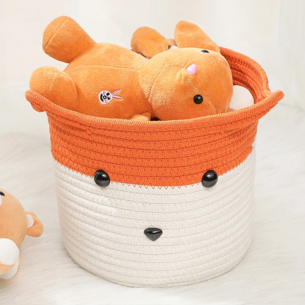 Strong Support For Snacks And Sundries Non-deformable Portable Basket With Wide Application Made Of Cotton And Linen
Strong Support For Snacks And Sundries Non-deformable Portable Basket With Wide Application Made Of Cotton And Linen