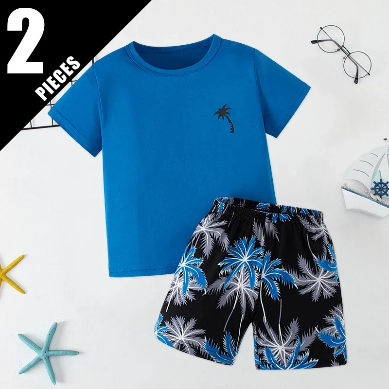 2 Piece Children's Summer Beach Holiday Leisure Fashion Suit Boy Comfortable Short-sleeved Girl Bohemian Shorts Coconut Suit
2 Piece Children's Summer Beach Holiday Leisure Fashion Suit Boy Comfortable Short-sleeved Girl Bohemian Shorts Coconut Suit