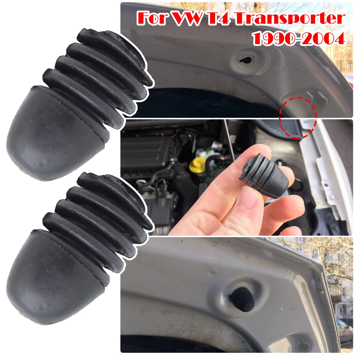 For VW T4 Transporter 1990-2004 Passat B1 B2 Car Front Bonnet Hood Lid Stop Buffer Shock-absorbing Cushion Rubber Buffer replace
For VW T4 Transporter 1990-2004 Passat B1 B2 Car Front Bonnet Hood Lid Stop Buffer Shock-absorbing Cushion Rubber Buffer replace