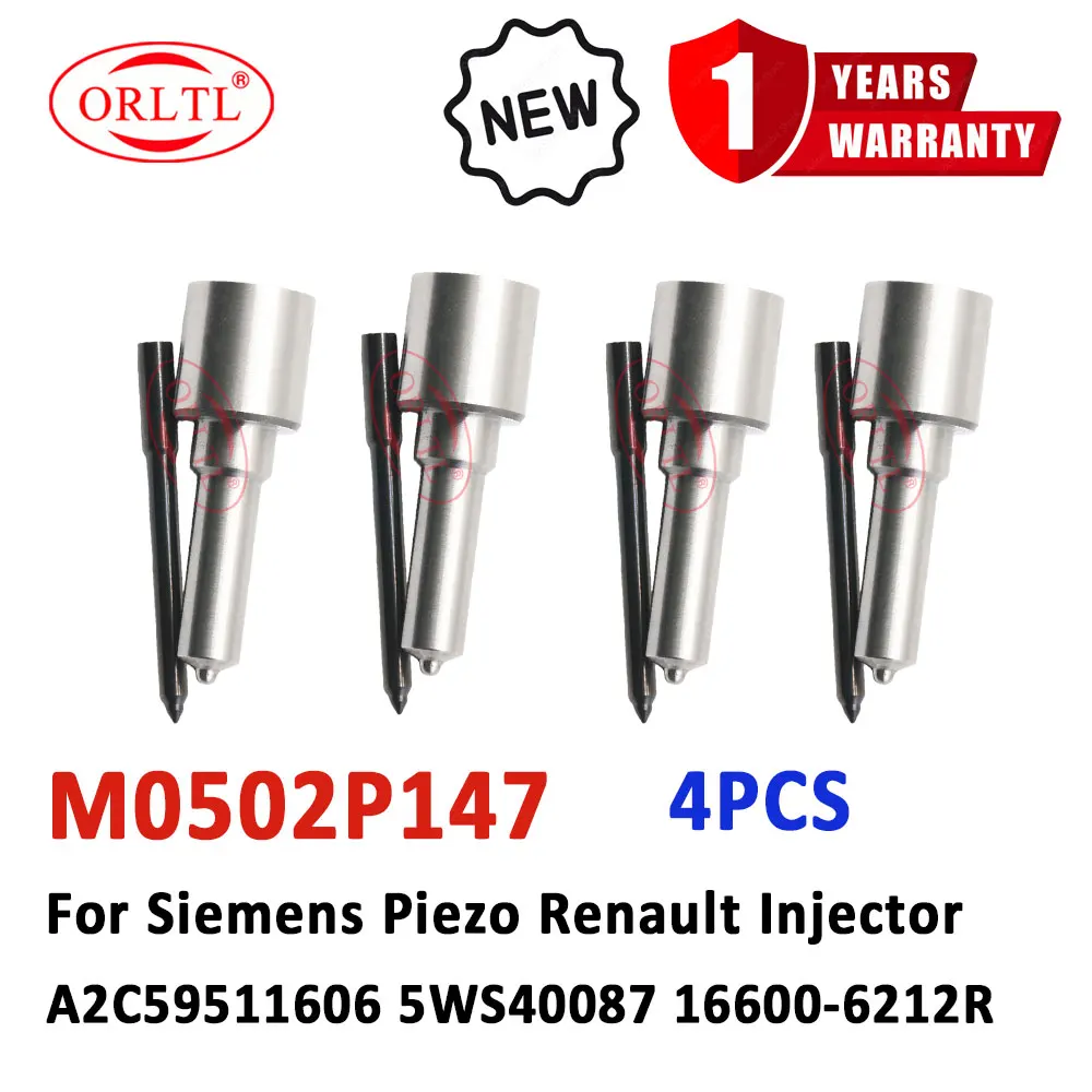 4PCS M0502P147 New Diesel Injector Nozzle MO5O2P147 Fuel Injection A2C59511606 5WS40087 16600-6212R 166006212R For Siemens Piezo
4PCS M0502P147 New Diesel Injector Nozzle MO5O2P147 Fuel Injection A2C59511606 5WS40087 16600-6212R 166006212R For Siemens Piezo