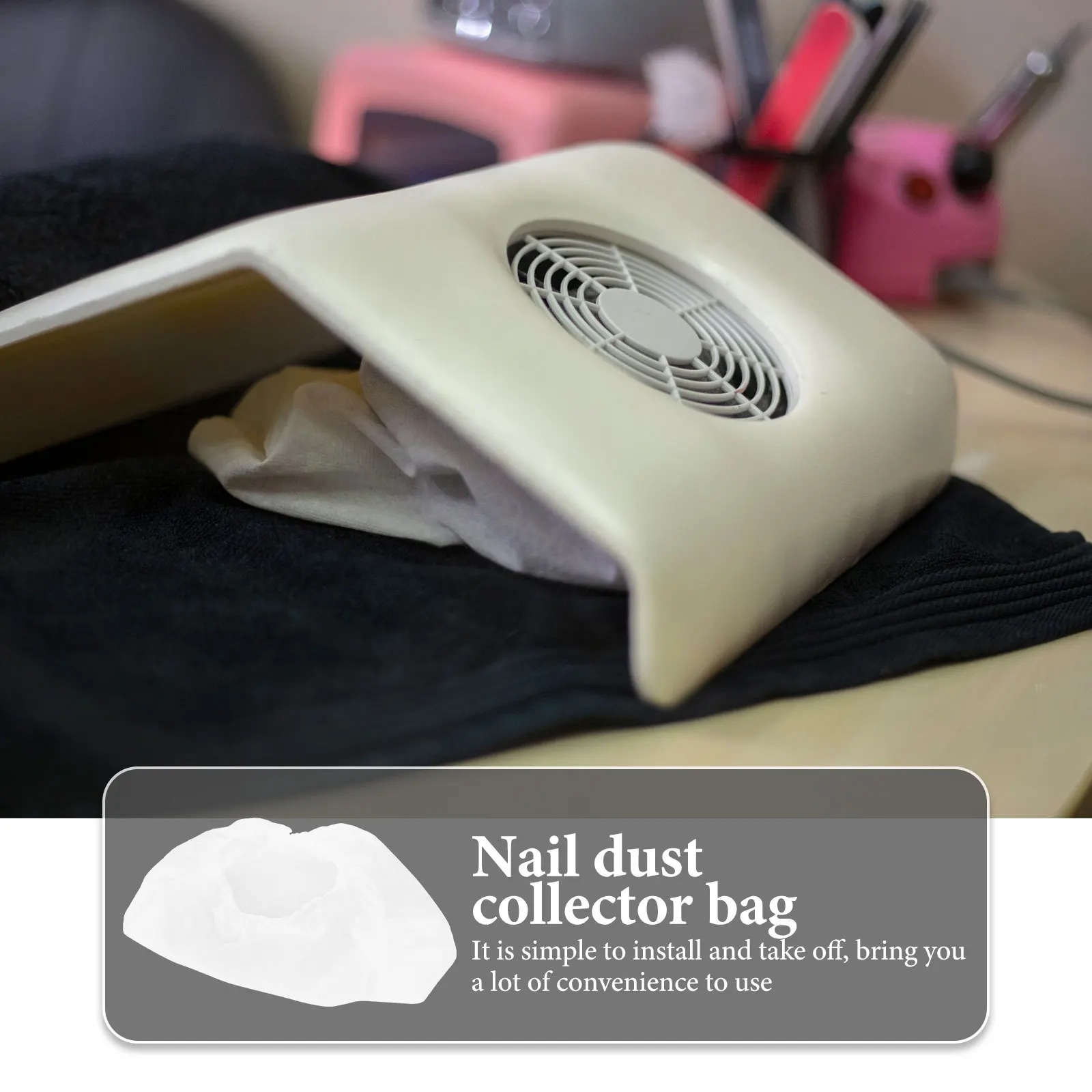 10 шт. мешочки для сбора пыли для ногтей, нетканый материал, эластичная лента, дизайн, простая установка, удобное использование для салонов
10 шт. мешочки для сбора пыли для ногтей, нетканый материал, эластичная лента, дизайн, простая установка, удобное использование для салонов
