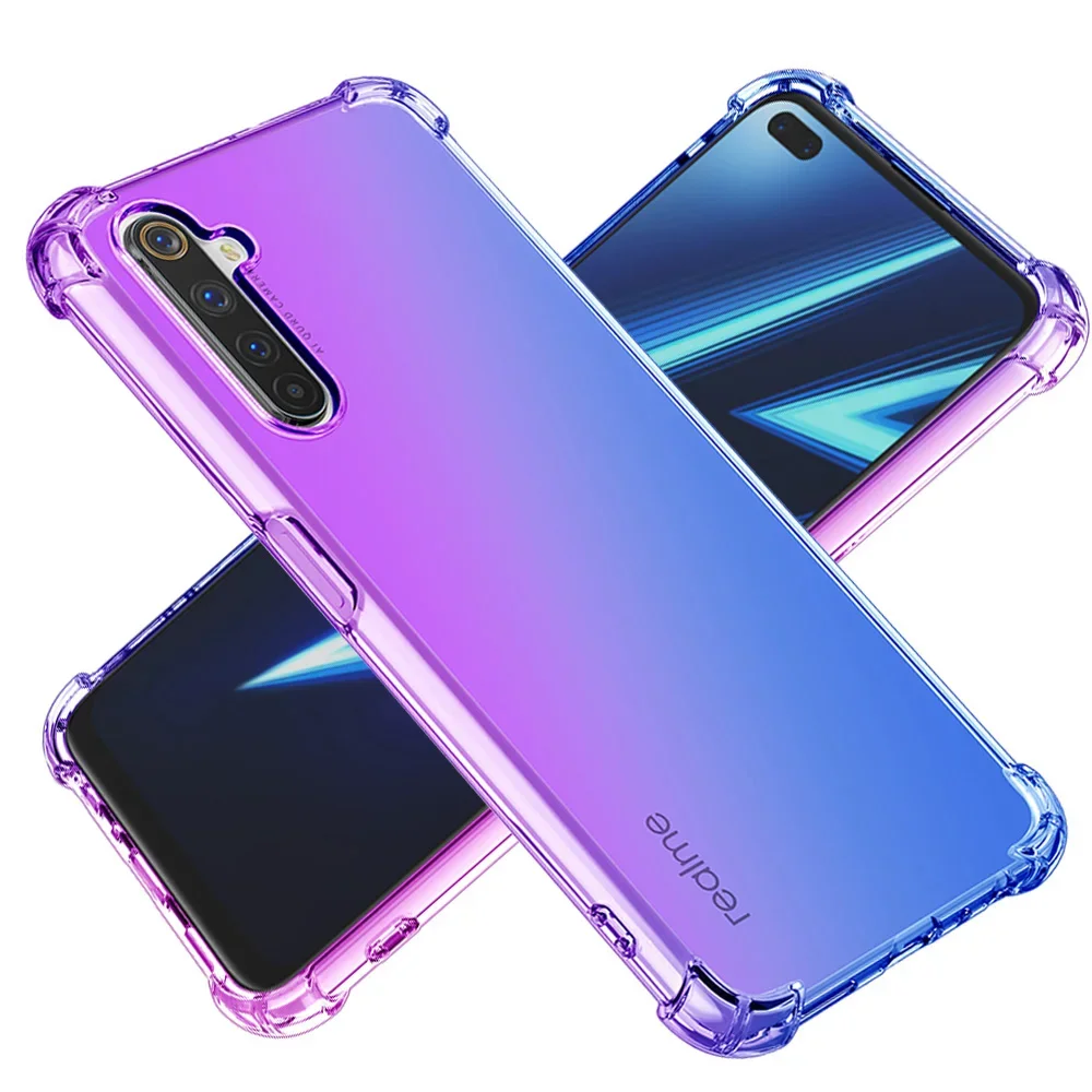 Clear Cute Gradient Case for OPPO Realme 6 Pro Slim Anti Scratch Flexible TPU Cover Shockproof Case Cover for Realme 3 5 6 Pro
Clear Cute Gradient Case for OPPO Realme 6 Pro Slim Anti Scratch Flexible TPU Cover Shockproof Case Cover for Realme 3 5 6 Pro