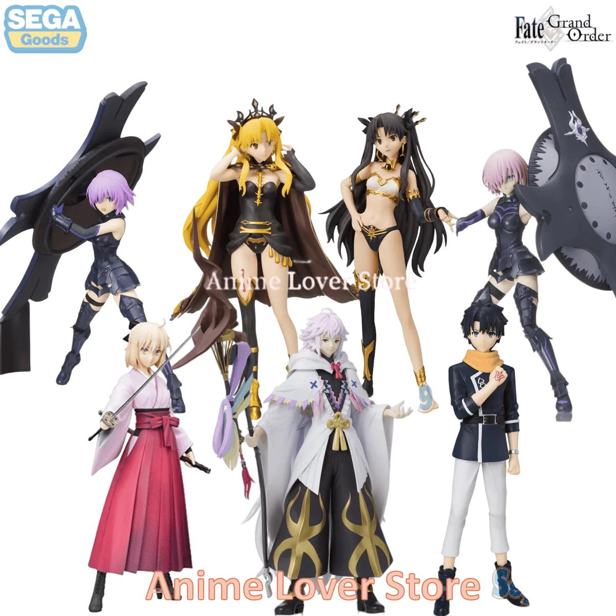Anime Figures SEGA Fate/Grand Order FGO Ereshkigal Merlin Mash Kyrielight Ishtar Ritsuka Fujimaru Okita Souji Anime Figure
Anime Figures SEGA Fate/Grand Order FGO Ereshkigal Merlin Mash Kyrielight Ishtar Ritsuka Fujimaru Okita Souji Anime Figure