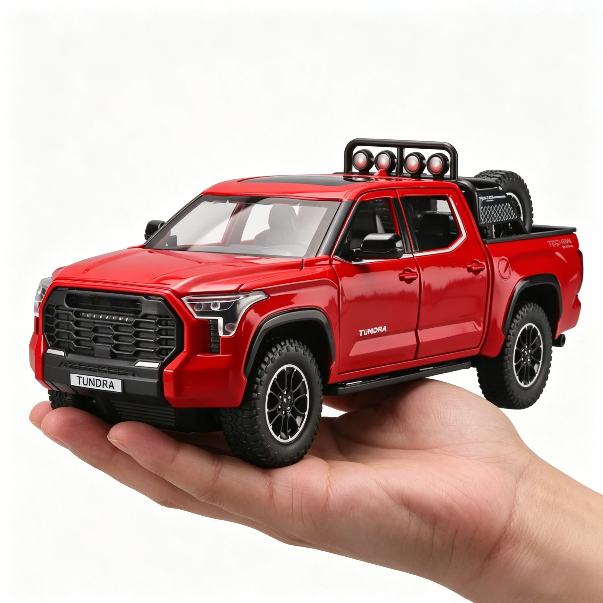 1:24 Tundra Pickup Alloy Car Model Diecast Metal Off-Road Vehicle Car Model Sound Light Collection Childrens Toy Gifts
1:24 Tundra Pickup Alloy Car Model Diecast Metal Off-Road Vehicle Car Model Sound Light Collection Childrens Toy Gifts