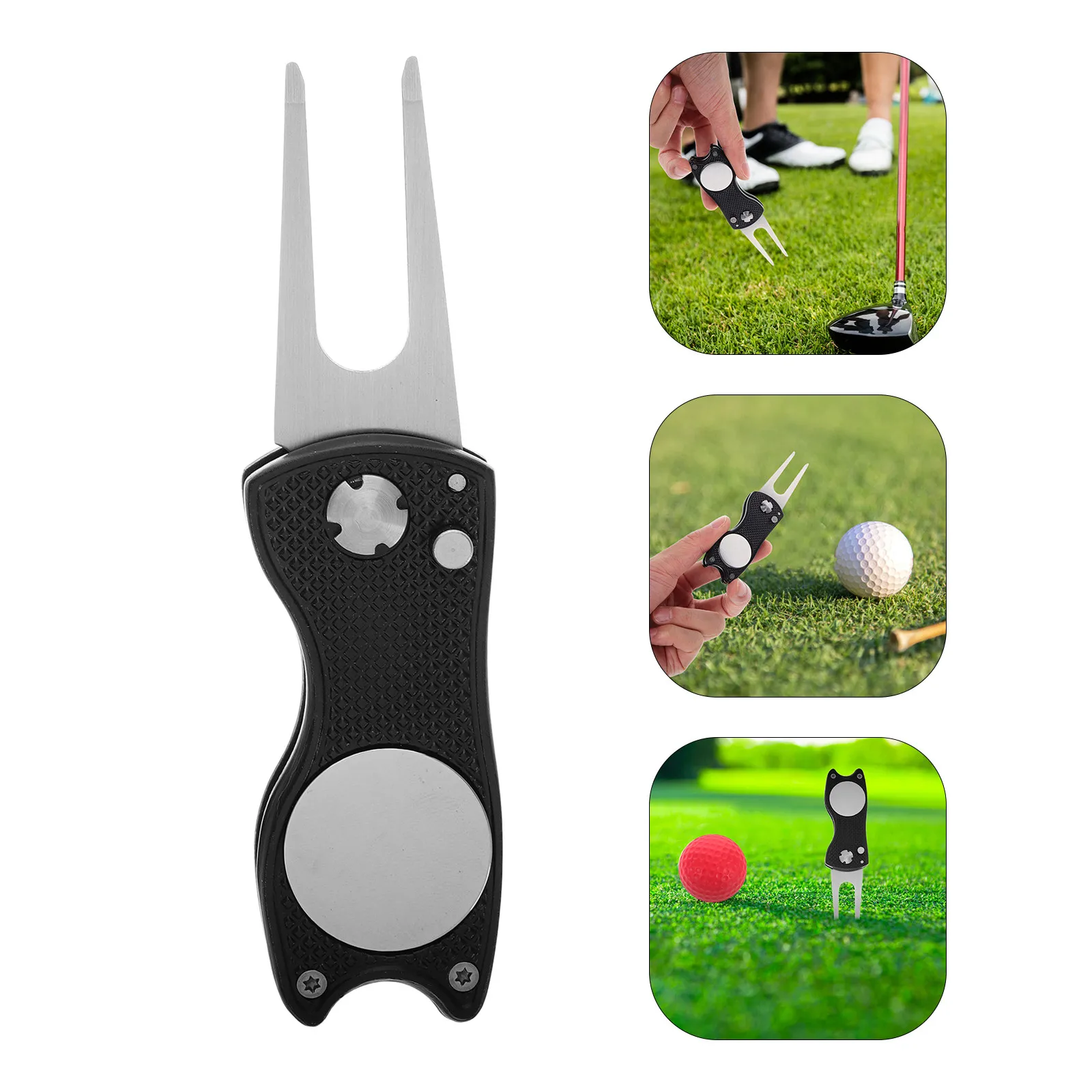 Foldable Golf Divot Repair Tool Aluminum Alloy Ball Mark Repair Fork Portable Ergonomic Grip Golf Ball Marker Tool for Men Women
Foldable Golf Divot Repair Tool Aluminum Alloy Ball Mark Repair Fork Portable Ergonomic Grip Golf Ball Marker Tool for Men Women