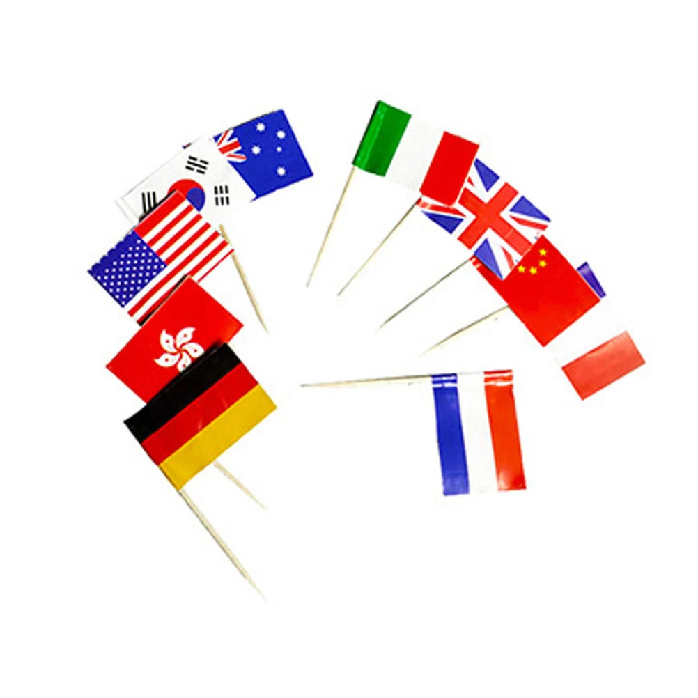 50pcs Wooden National Flag Picks Cake Cupcake Party Decorations Food Accessories Flags of USA Britain Germany France Italy
50pcs Wooden National Flag Picks Cake Cupcake Party Decorations Food Accessories Flags of USA Britain Germany France Italy
