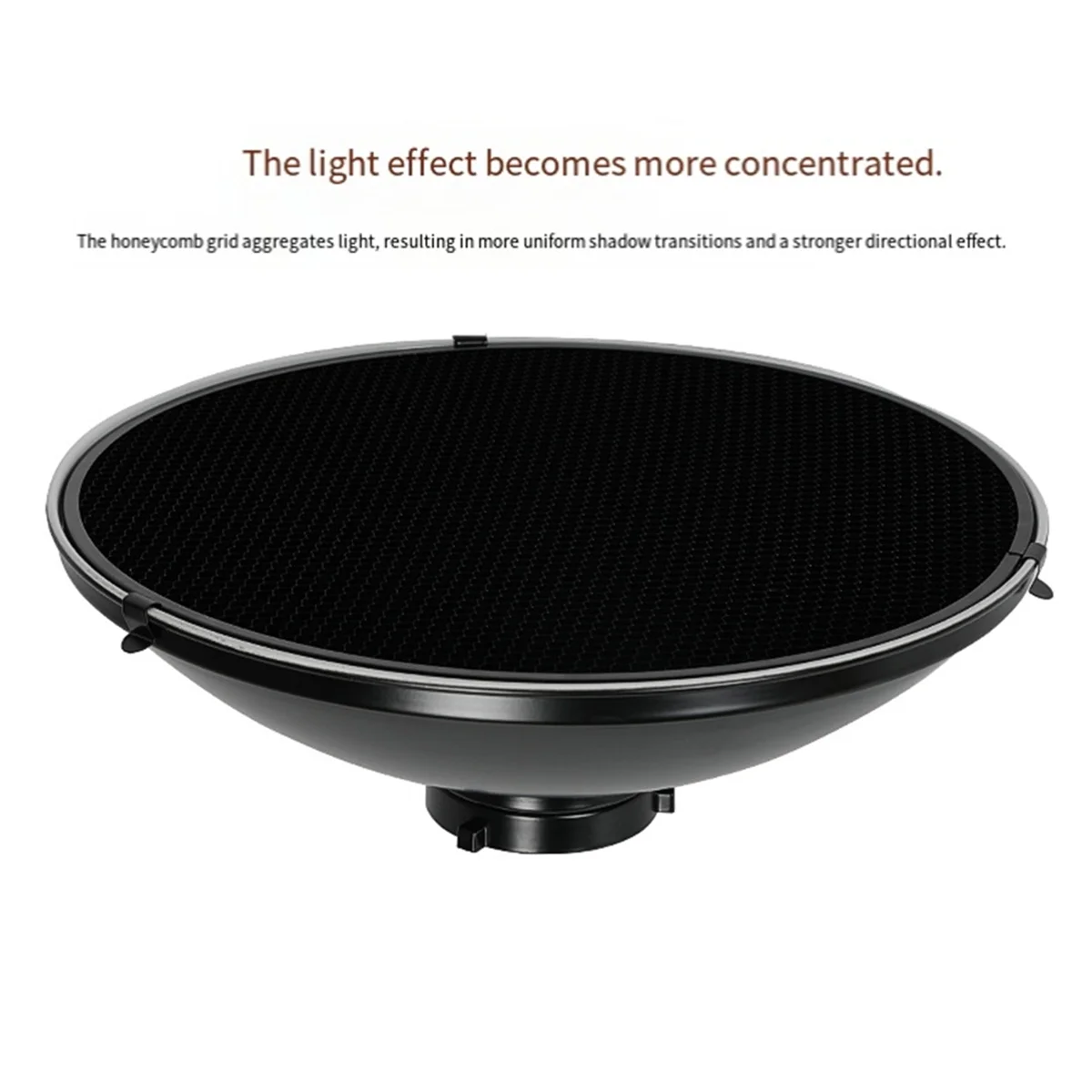 【Last-Chance!】{30cm Beauty Dish Reflector Honeycomb Grid for Studio Portrait Photography Enhanced Lighting Control
【Last-Chance!】{30cm Beauty Dish Reflector Honeycomb Grid for Studio Portrait Photography Enhanced Lighting Control