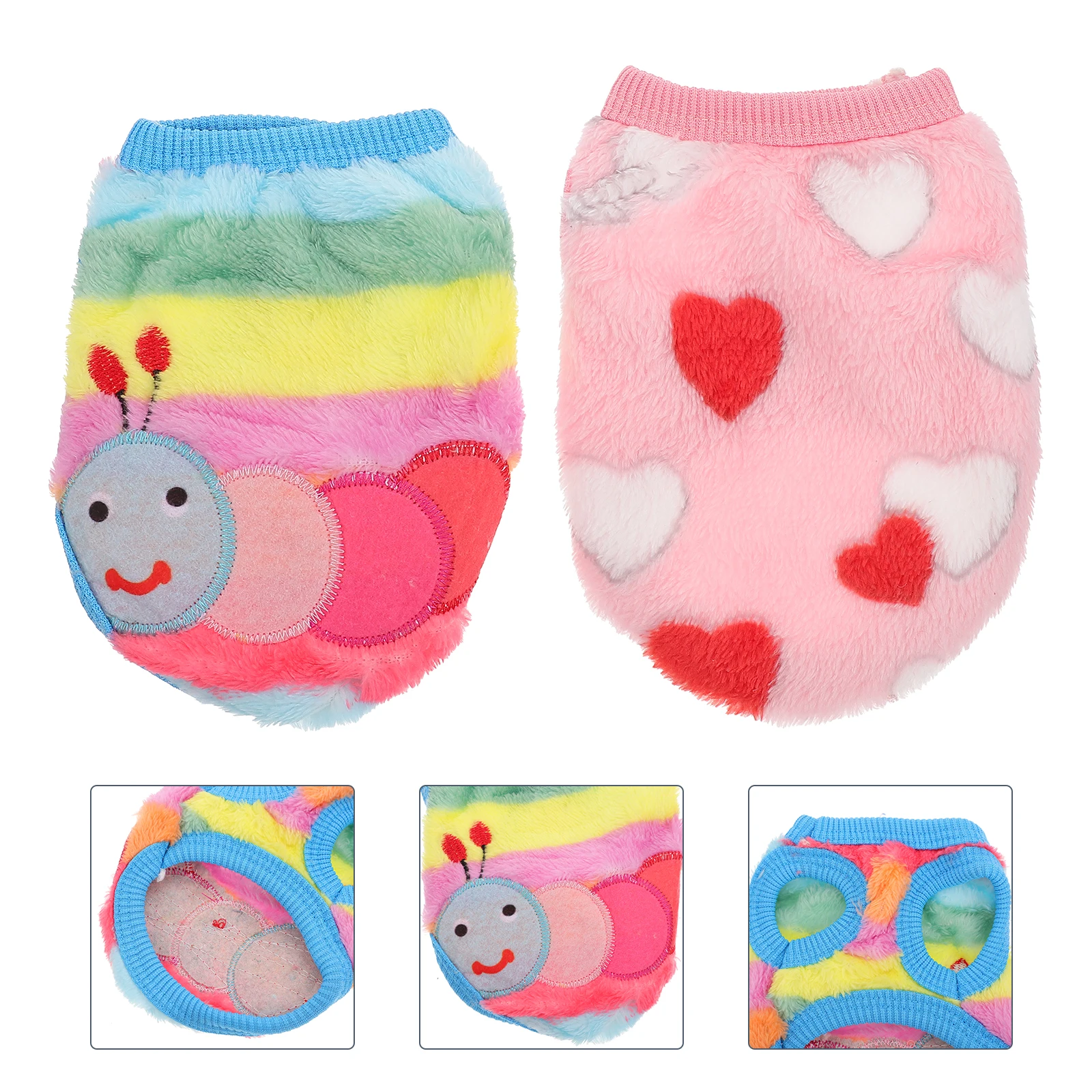 2pcs Rabbit Clothes Cosplay Costume Bunny Vests Comfortable Warm Fleece Apparel For Small Dogs Kitten Outfits Squirrels Ferrets
2pcs Rabbit Clothes Cosplay Costume Bunny Vests Comfortable Warm Fleece Apparel For Small Dogs Kitten Outfits Squirrels Ferrets