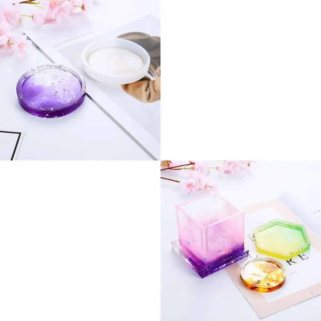 Epoxy Mold Bracket Molds Handmade Silicone Resin Molds for DIY Cup Mat Art Craft Home Decoration Ornaments
Epoxy Mold Bracket Molds Handmade Silicone Resin Molds for DIY Cup Mat Art Craft Home Decoration Ornaments