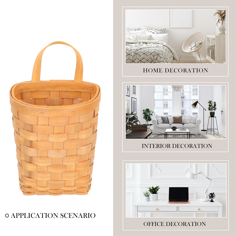 Wall Hanging Storage Basket Rustic Design Woven Fruit Home nishing Style Kitchen Container Wooden
Wall Hanging Storage Basket Rustic Design Woven Fruit Home nishing Style Kitchen Container Wooden