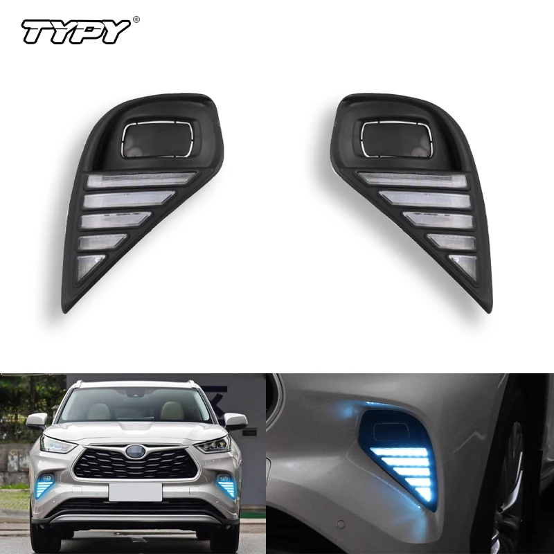2PCS Car LED Headlights For Toyota Highlander 2020 2021 LED Daylights Turn Signal DRL Daytime Running Light Auto Foglamps
2PCS Car LED Headlights For Toyota Highlander 2020 2021 LED Daylights Turn Signal DRL Daytime Running Light Auto Foglamps