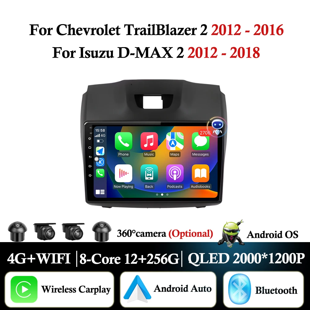 Беспроводной CarPlay Android Auto для Chevrolet TrailBlazer 2 2012-2016 для Isuzu D-MAX 2 2012-2018 Навигация GPS WIFI BT
Беспроводной CarPlay Android Auto для Chevrolet TrailBlazer 2 2012-2016 для Isuzu D-MAX 2 2012-2018 Навигация GPS WIFI BT