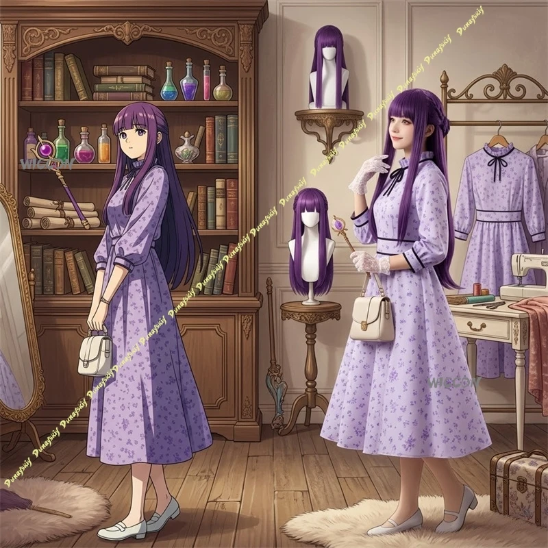 Frieren: Beyond Journey's End Costume Fern High Quality Costume Set With Clothes,Wigs Hallowen Play Role Clothes
Frieren: Beyond Journey's End Costume Fern High Quality Costume Set With Clothes,Wigs Hallowen Play Role Clothes