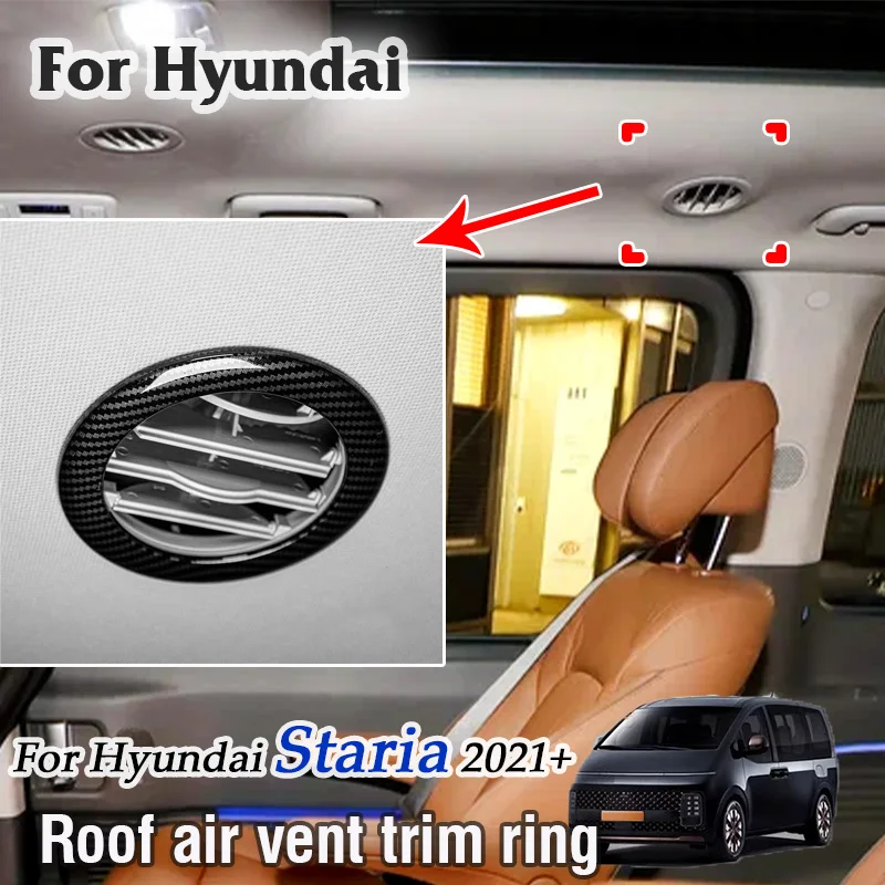 For Hyundai Staria 2021 2022 2023 2024 2025 2026 Car Overhead Vent Trim cover decorative frame stickers Decoration Accessories
For Hyundai Staria 2021 2022 2023 2024 2025 2026 Car Overhead Vent Trim cover decorative frame stickers Decoration Accessories