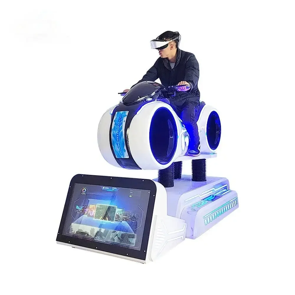 9D VR Motorbike Simulator Amusement Park Virtual Reality Rides Simulation Indoor Gaming Motor Driving Racing Simulator
9D VR Motorbike Simulator Amusement Park Virtual Reality Rides Simulation Indoor Gaming Motor Driving Racing Simulator