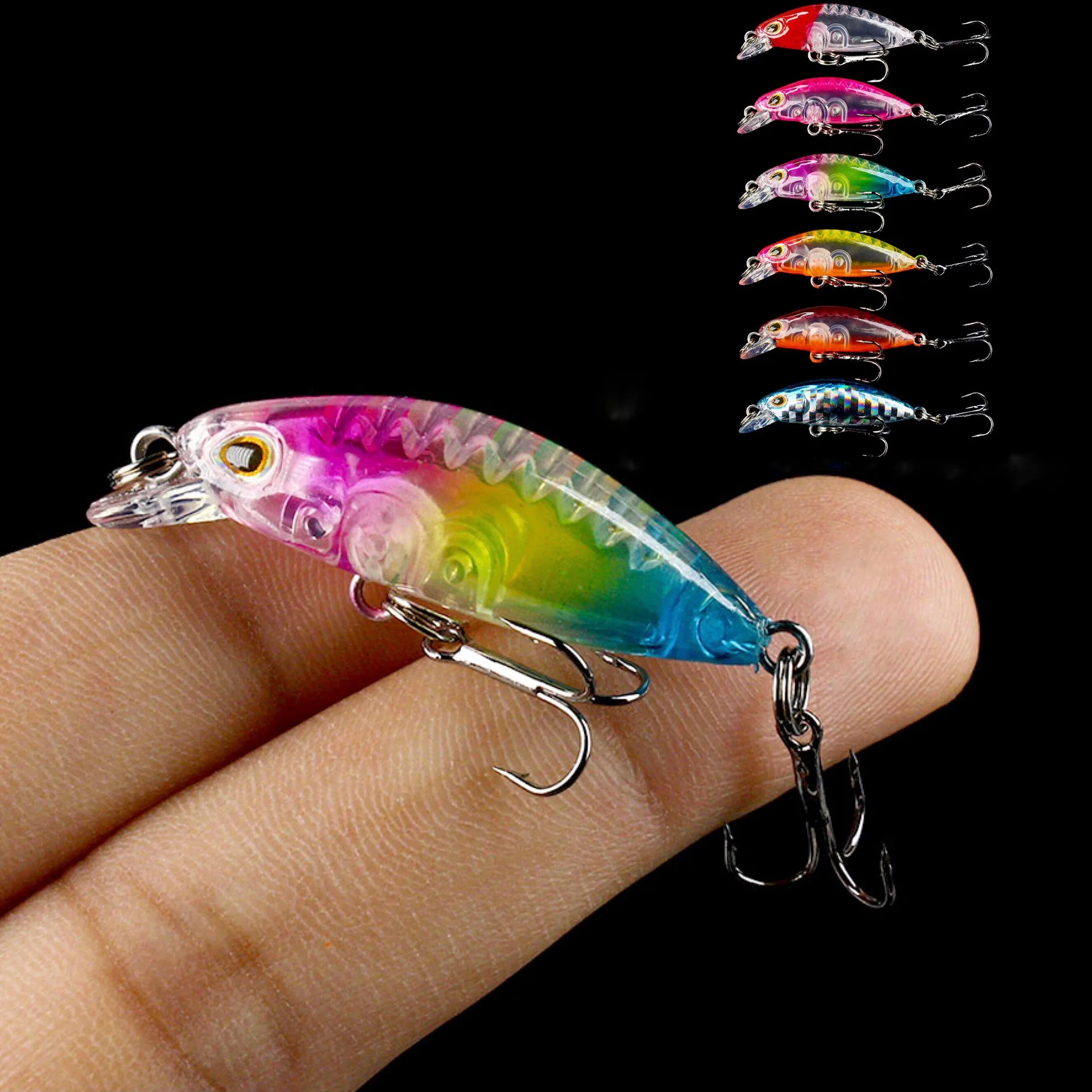 Mini Minnow Lure 4CM 2G Micro Slow Sink Suspending Hard Bait Long Cast Luminous High Attraction Realistic Wholesale Fishing Bait
Mini Minnow Lure 4CM 2G Micro Slow Sink Suspending Hard Bait Long Cast Luminous High Attraction Realistic Wholesale Fishing Bait