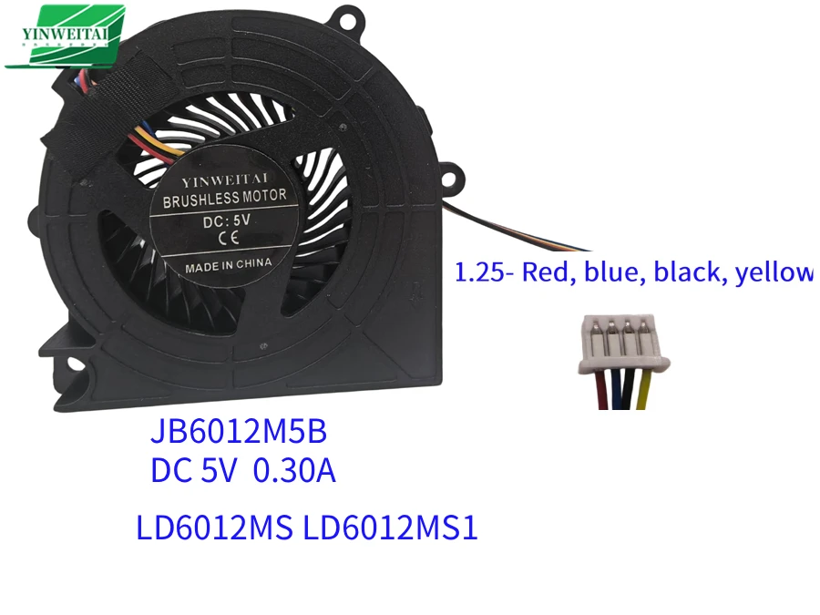 Новый вентилятор охлаждения для ноутбука LD6012MS LD6012MS1 JB6012M5B DC 5V, вентилятор для процессора
Новый вентилятор охлаждения для ноутбука LD6012MS LD6012MS1 JB6012M5B DC 5V, вентилятор для процессора