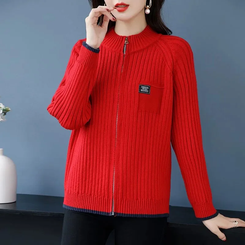 Spring Autumn Winter New Coat Loose Zipper knitwear Female Sweater Cardigan Women's Jacket Casual Western Style Outwear Ladies
Spring Autumn Winter New Coat Loose Zipper knitwear Female Sweater Cardigan Women's Jacket Casual Western Style Outwear Ladies