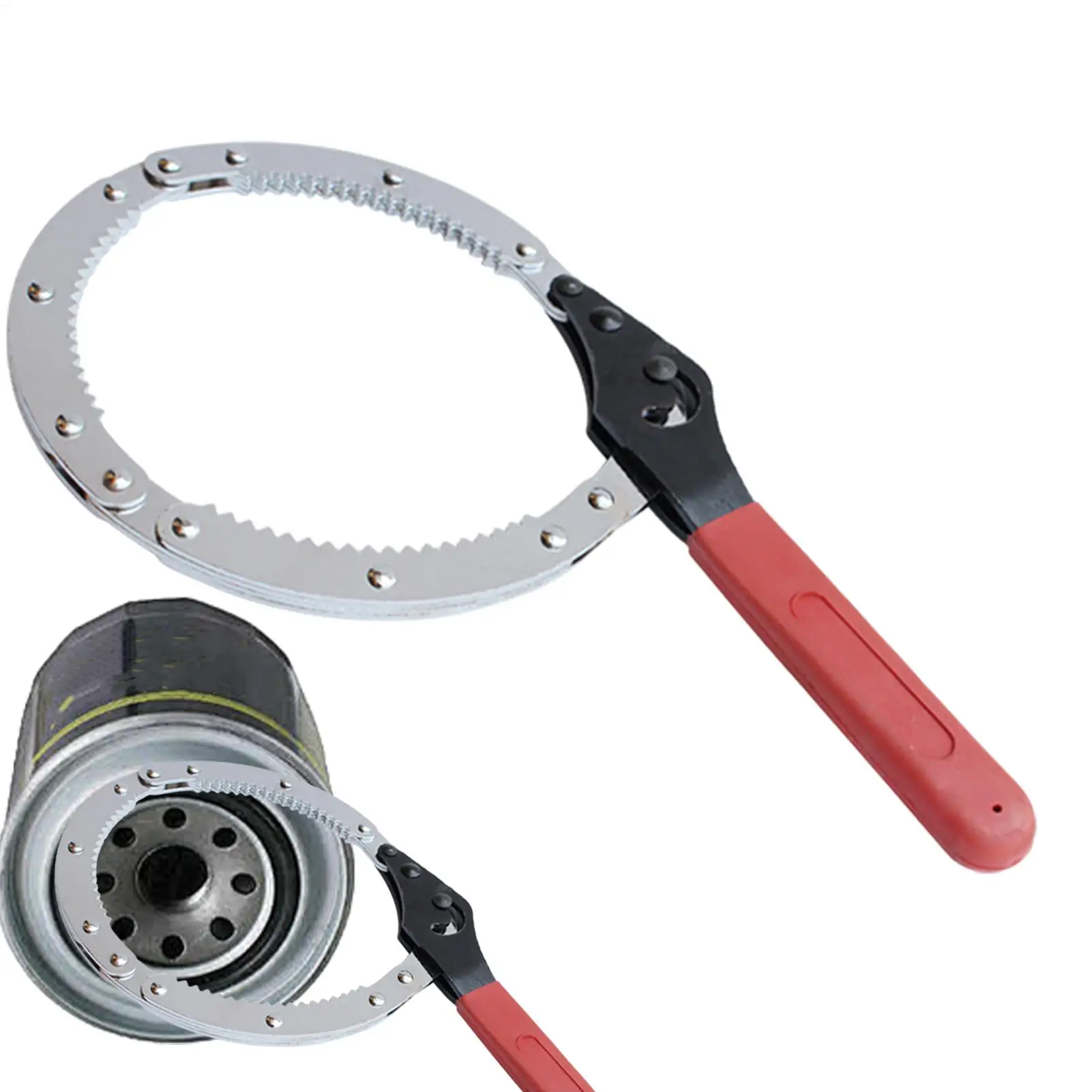 Цепной ключ для масляного фильтра, регулируемый универсальный инструмент для снятия легированной стали, цепной ключ для масляного фильтра, плоскогубцы для механики, сантехники
Цепной ключ для масляного фильтра, регулируемый универсальный инструмент для снятия легированной стали, цепной ключ для масляного фильтра, плоскогубцы для механики, сантехники