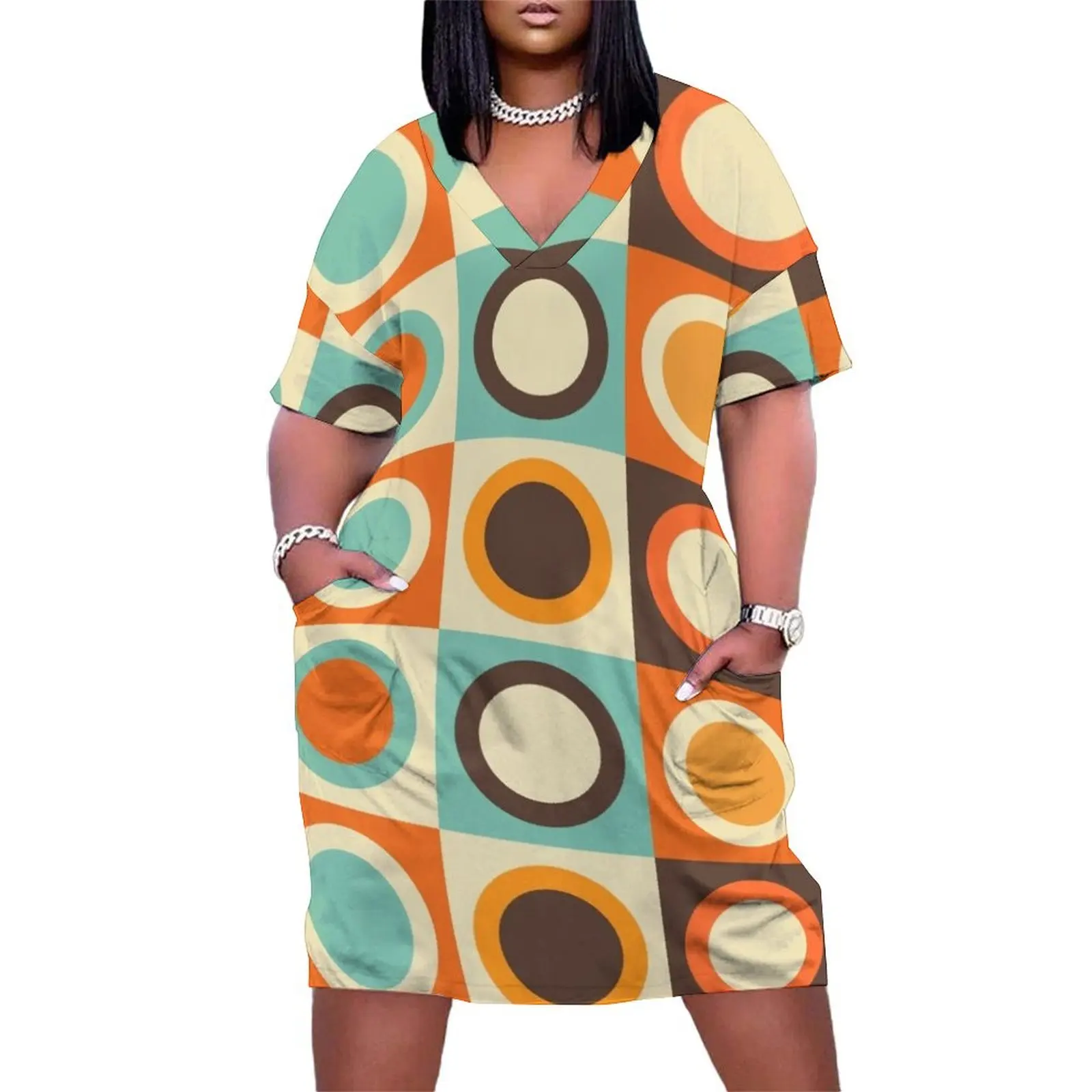 Retro 60s 70s - Simply Groovy - Funky Vintage Bohemian Pattern Loose Pocket Dress summer dress daily Long dresses
Retro 60s 70s - Simply Groovy - Funky Vintage Bohemian Pattern Loose Pocket Dress summer dress daily Long dresses