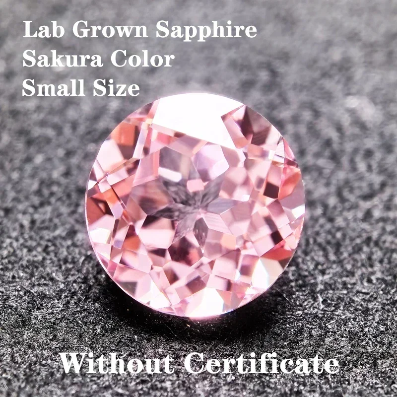 Round Shape Sakura Color Lab Grown Sapphire Small Size Charms Gemstone DIY Advanced Jewelry Making Materials for Jewel
Round Shape Sakura Color Lab Grown Sapphire Small Size Charms Gemstone DIY Advanced Jewelry Making Materials for Jewel