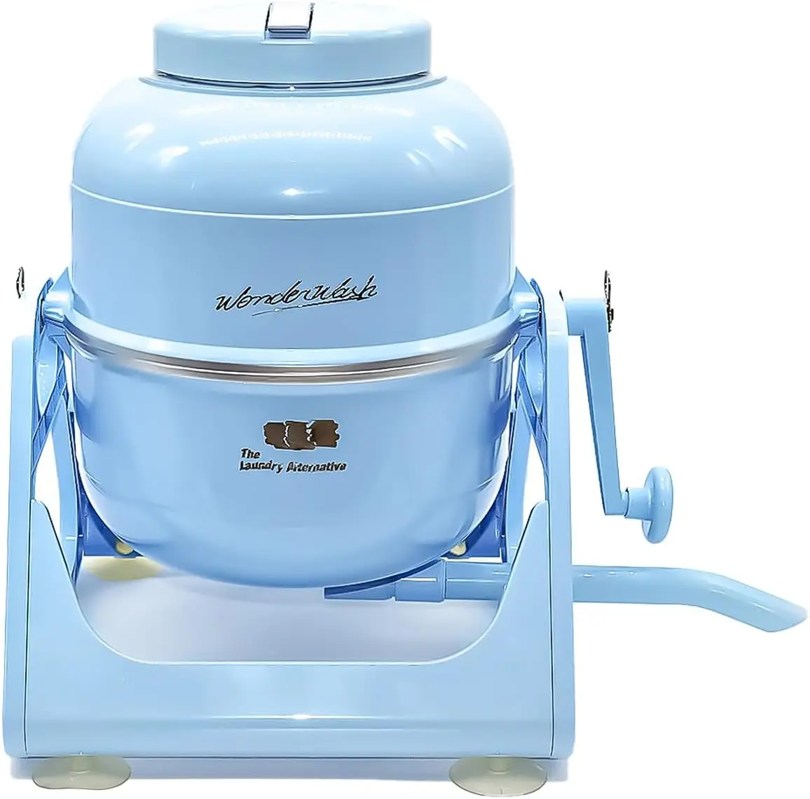 Portable Manual Hand Clothes Washer for Apartment & Tiny Spaces - Retro Design, Non - Electric, Blue
Portable Manual Hand Clothes Washer for Apartment & Tiny Spaces - Retro Design, Non - Electric, Blue