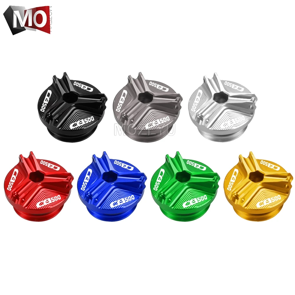 For Honda CB500 CB500F CB 500F 500X CB500X CB 500 F/X CNC Aluminum Accessories Motorcycle Engine Oil Filler Cap Oil Plug Cover
For Honda CB500 CB500F CB 500F 500X CB500X CB 500 F/X CNC Aluminum Accessories Motorcycle Engine Oil Filler Cap Oil Plug Cover