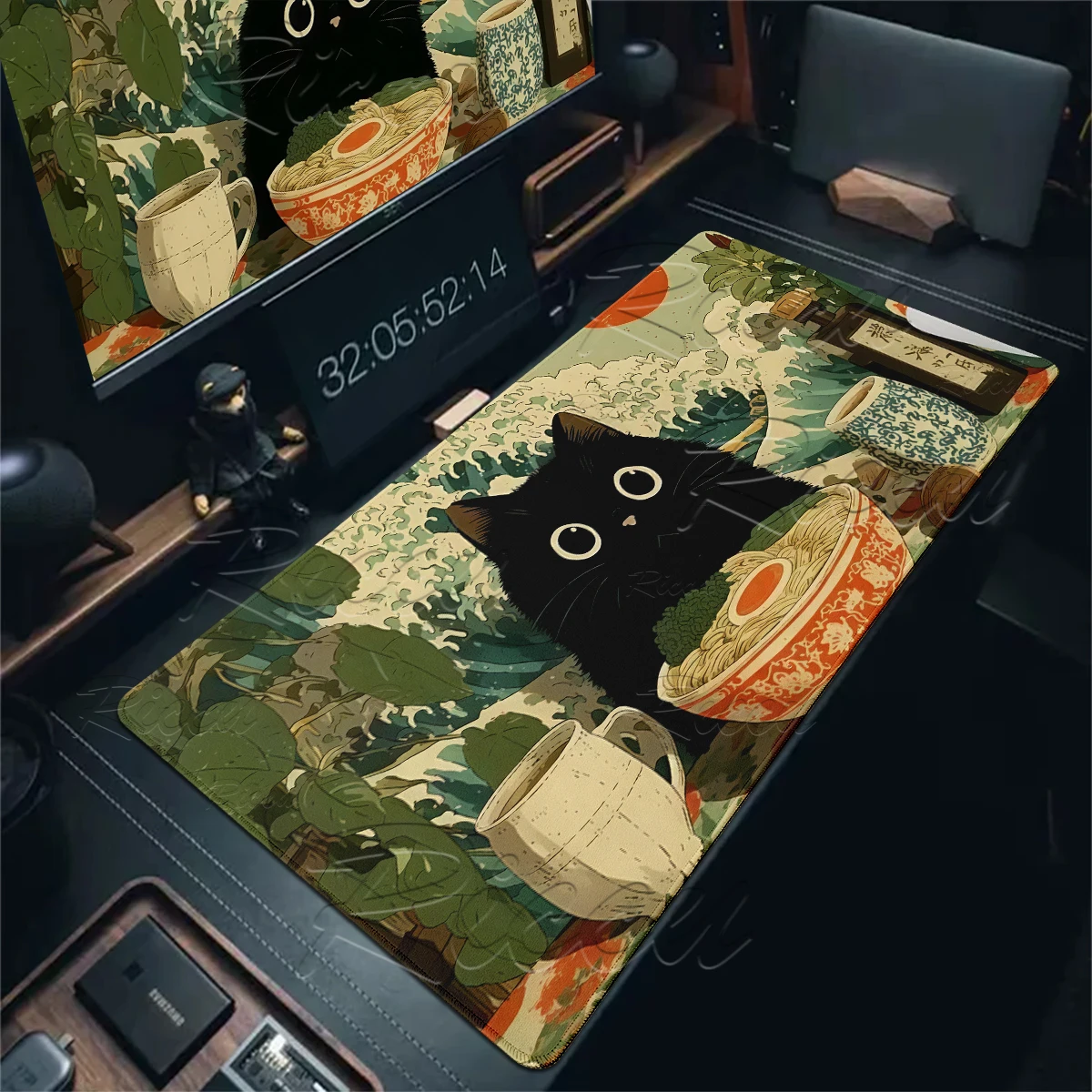 Ukiyo-e themed Cat Pattern Extended Mouse Pads Anime Warrior Non-slip Aesthetics Design Magic Card Battle Lock-edge Gaming Mats
Ukiyo-e themed Cat Pattern Extended Mouse Pads Anime Warrior Non-slip Aesthetics Design Magic Card Battle Lock-edge Gaming Mats
