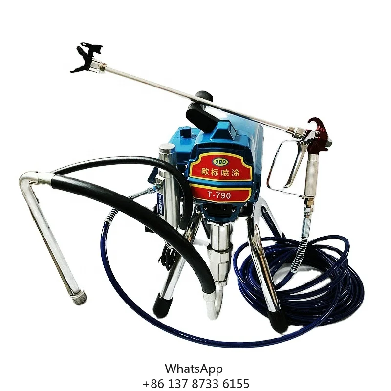 T-790 Electric Power Small Portable Automatic Airless Putty Sprayer Machine Factory Direct Painting Machines For Wall Paint
T-790 Electric Power Small Portable Automatic Airless Putty Sprayer Machine Factory Direct Painting Machines For Wall Paint