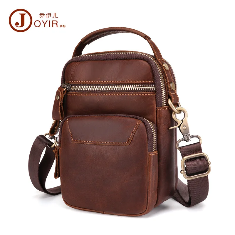 Retro Portable Leather Men's Bag Simple Fanny Pack Men's Wear Belt Mobile Phone Backpack Multi-function Messenger Bag Light
Retro Portable Leather Men's Bag Simple Fanny Pack Men's Wear Belt Mobile Phone Backpack Multi-function Messenger Bag Light