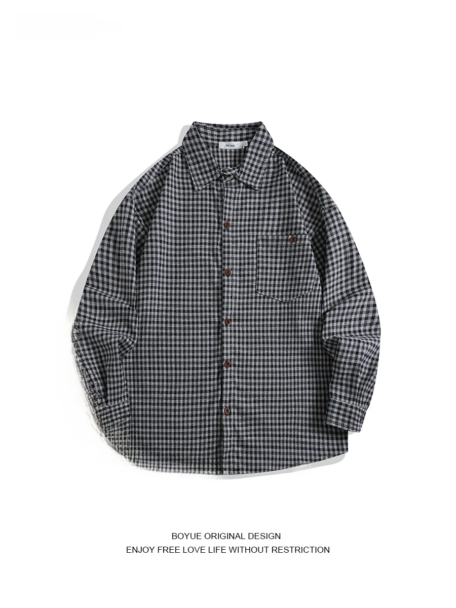 Boyue Long Sve irt Casual High-End Feeling ket BF Open Cardigan Men's Outerwear Autumn Season Youth Faion Cheered...
Boyue Long Sve irt Casual High-End Feeling ket BF Open Cardigan Men's Outerwear Autumn Season Youth Faion Cheered...