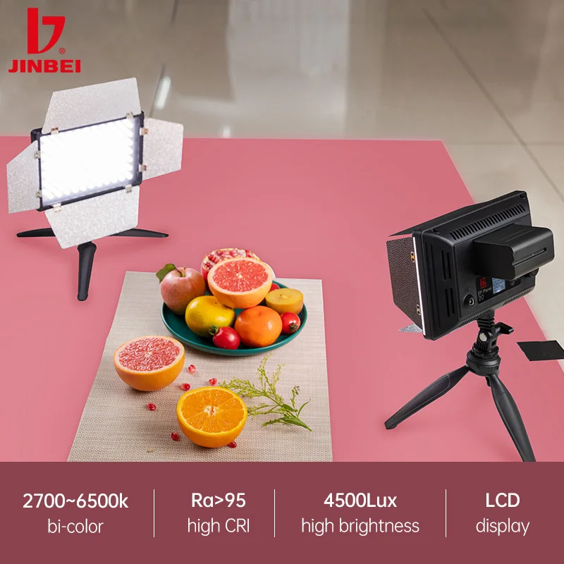 JINBEI EF20BI Led Panel Light With Wireless Control Photography Lighting For Gaming/Streaming/Youtube Studio/Tiktok/Shooting
JINBEI EF20BI Led Panel Light With Wireless Control Photography Lighting For Gaming/Streaming/Youtube Studio/Tiktok/Shooting