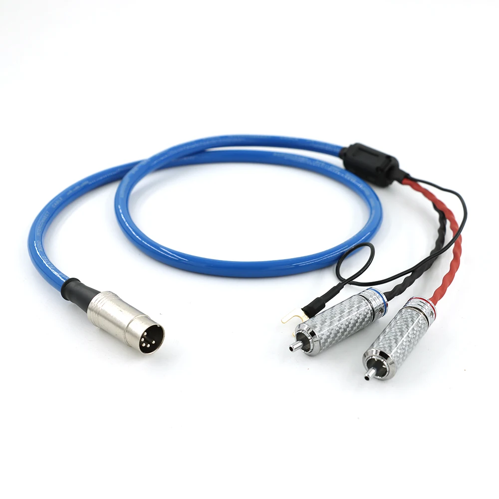 OFC Silver Plated With shielding 5DIN MALE to RCA U spade plug Audio Phono Tonearm Cable with Ground Wire,For Naim Cable
OFC Silver Plated With shielding 5DIN MALE to RCA U spade plug Audio Phono Tonearm Cable with Ground Wire,For Naim Cable
