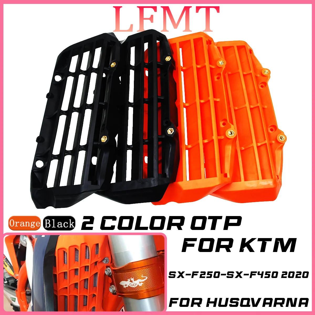 For KTM EXC XCF XC SXF TPI Six Days 125 250 300 350 400 450 500 Radiator Grille Guard Grill Cover Protector Plastics 2016-2020
For KTM EXC XCF XC SXF TPI Six Days 125 250 300 350 400 450 500 Radiator Grille Guard Grill Cover Protector Plastics 2016-2020