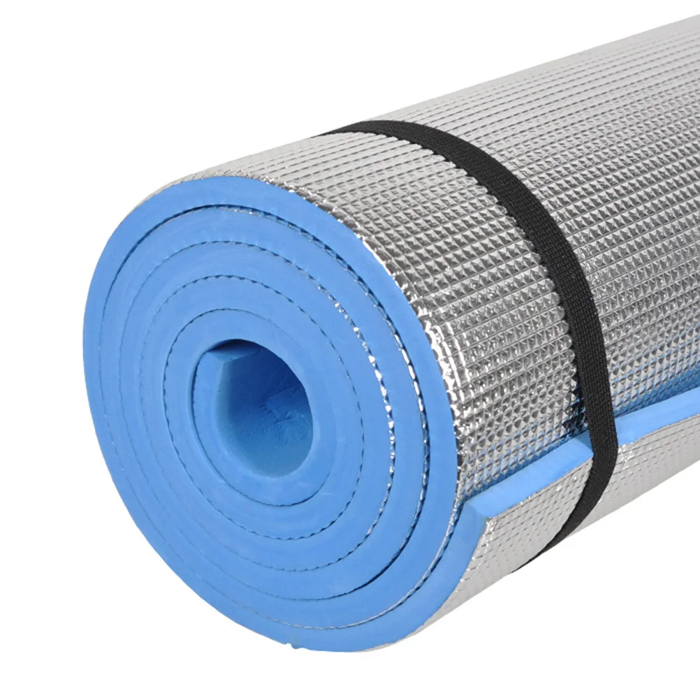 Single Camping Mat 180x60cm Blue Silver EVA Foil Lightweight Portable Anti Moisture Pad Yoga Hiking Picnic Fitness
Single Camping Mat 180x60cm Blue Silver EVA Foil Lightweight Portable Anti Moisture Pad Yoga Hiking Picnic Fitness