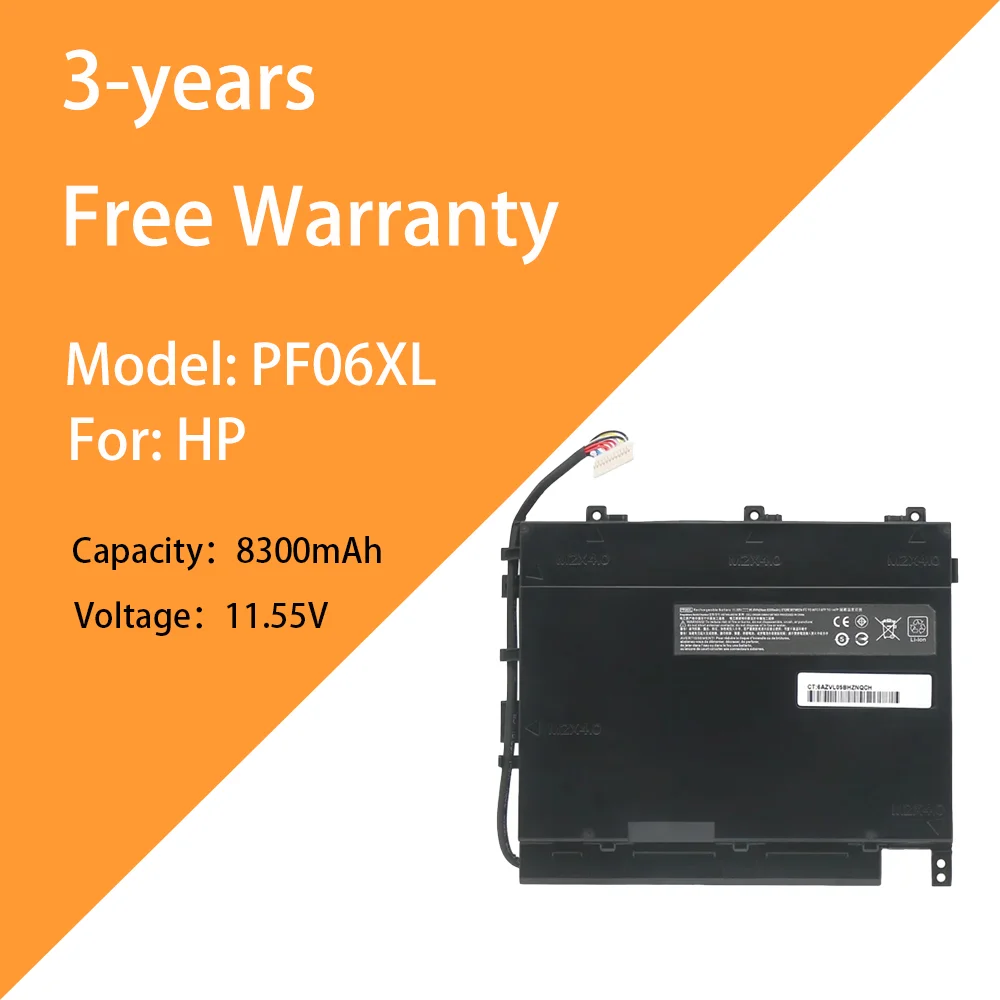 PF06XL Аккумулятор для ноутбука HP Shadow Wizard 2 Plus PF06XL 17-w205TX w119TX TPN-Q174 Аккумулятор
PF06XL Аккумулятор для ноутбука HP Shadow Wizard 2 Plus PF06XL 17-w205TX w119TX TPN-Q174 Аккумулятор