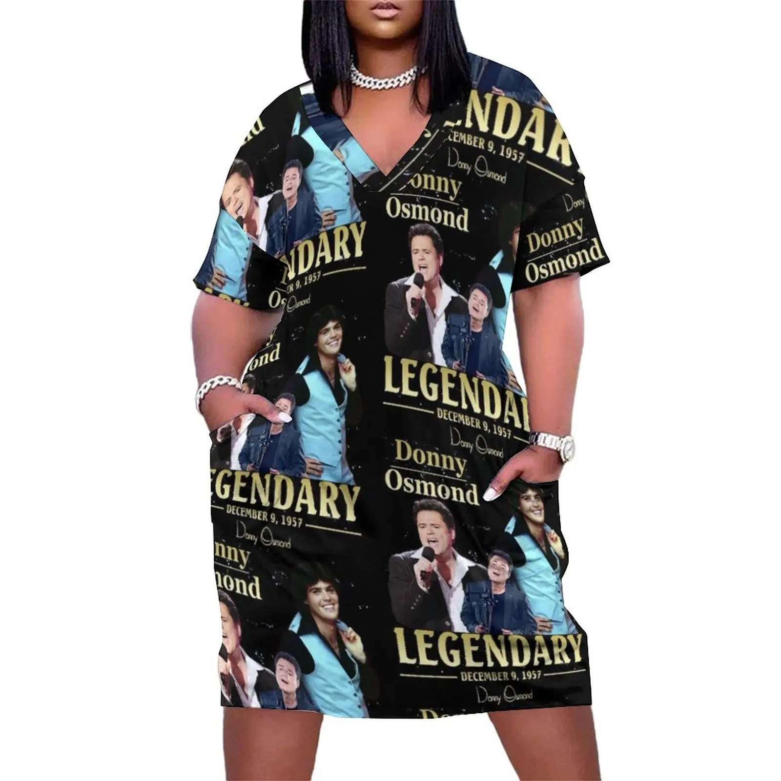 Fance Donny Osmond Round neck Woman Loose Pocket Dress prom clothes prom dresses birthday dresses for women
Fance Donny Osmond Round neck Woman Loose Pocket Dress prom clothes prom dresses birthday dresses for women